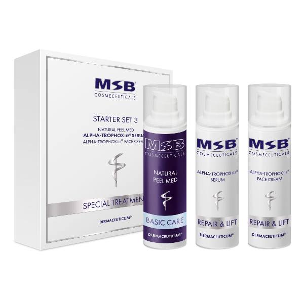 MSB Starter Set 3 - Natural Peel med | ALPHA-TROPHOX112® Serum und Face Cream